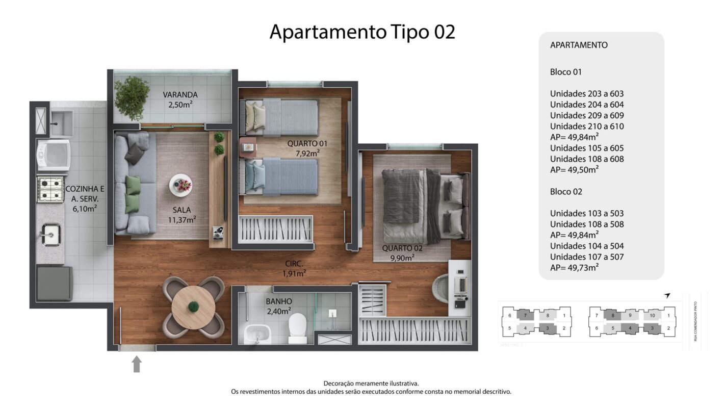 Apartamento Tipo 02